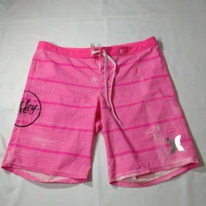 Hurley Luminous Pink Size 11 Board Shorts